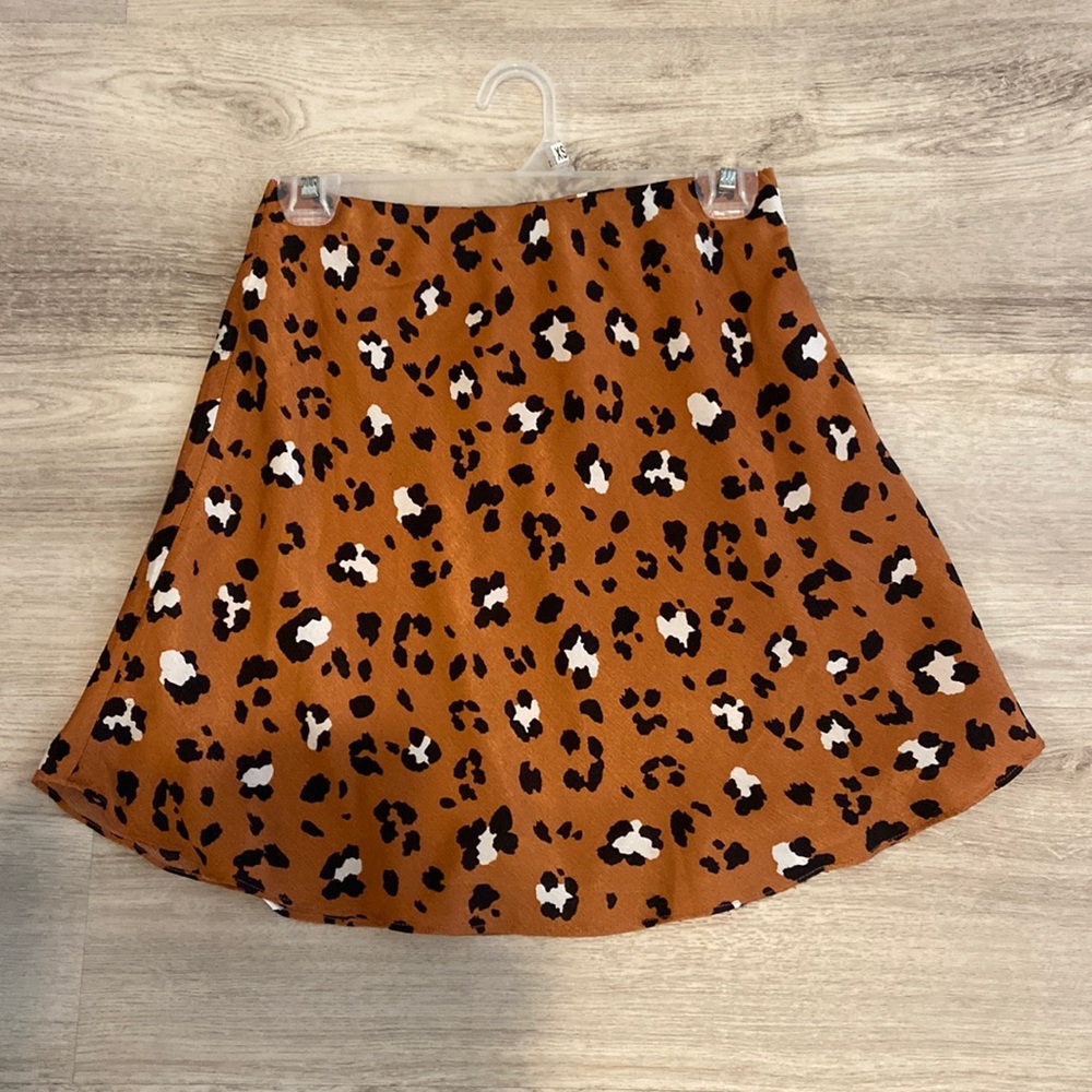 Gianni Bini Animal Print Skirt S